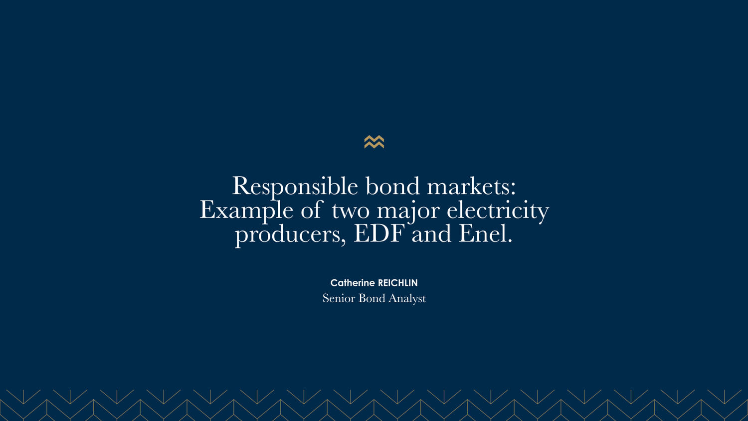 Responsible bonds: example of two major electricity producers, EDF and Enel